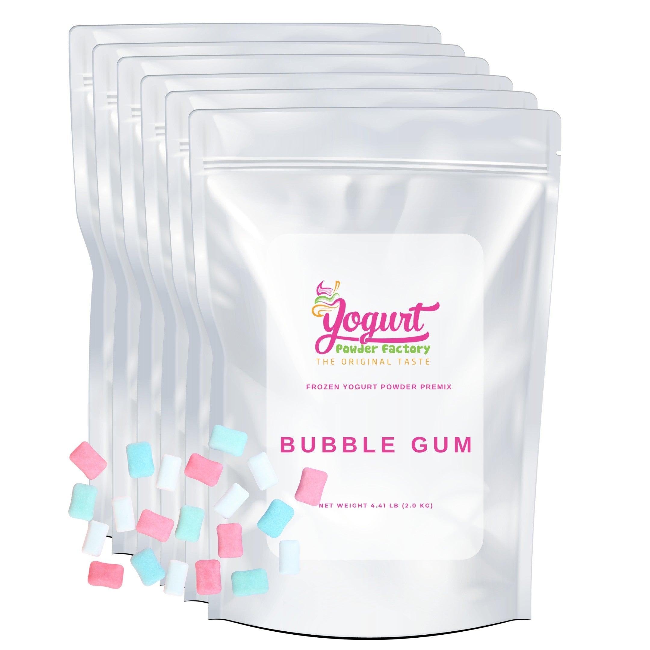 Bubble Gum Frozen Yogurt Pre Mix One Box (12kg/26.45lb) image 0