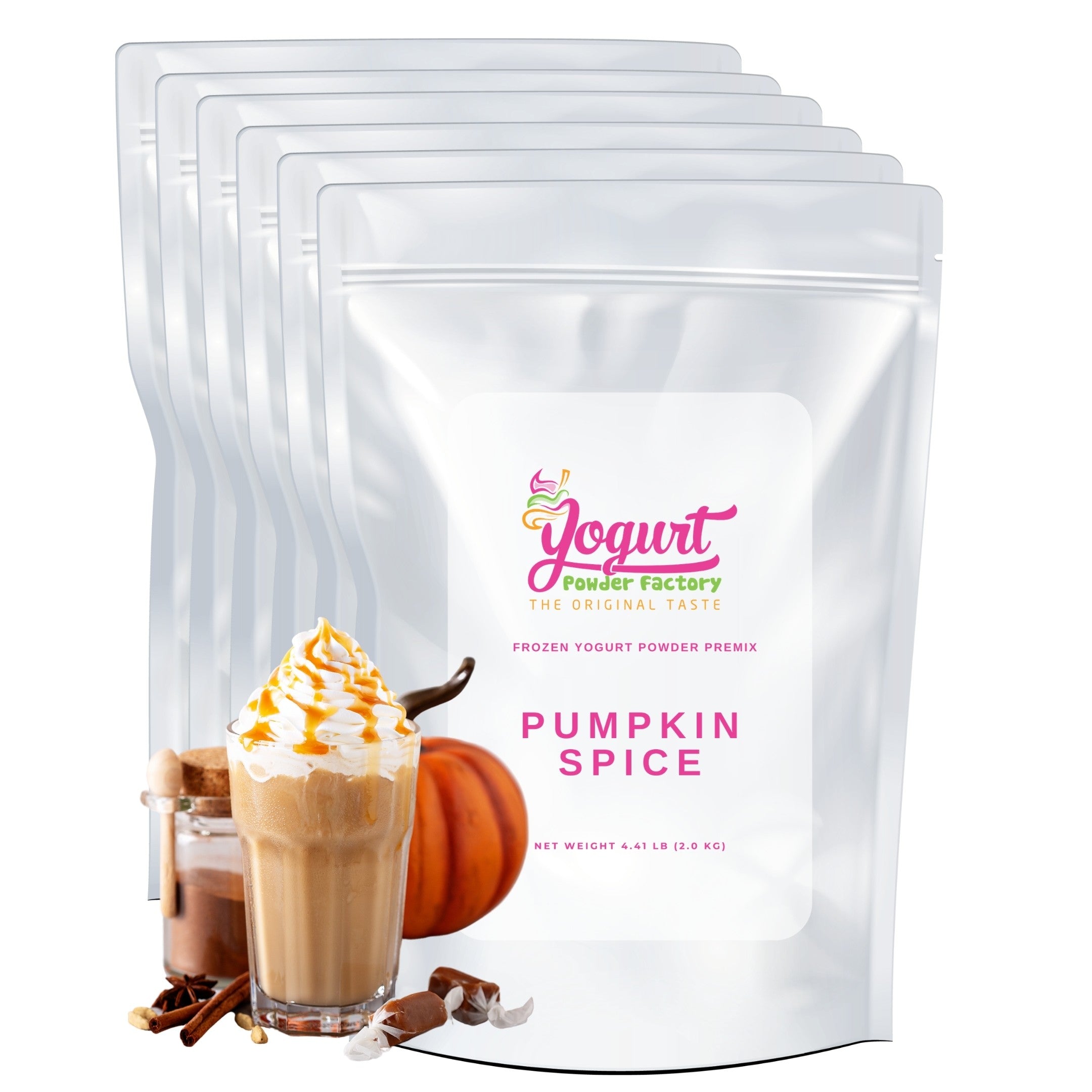 Pumpkin Spice Frozen Yogurt Pre Mix One Box (12kg/26.45lb) image 0