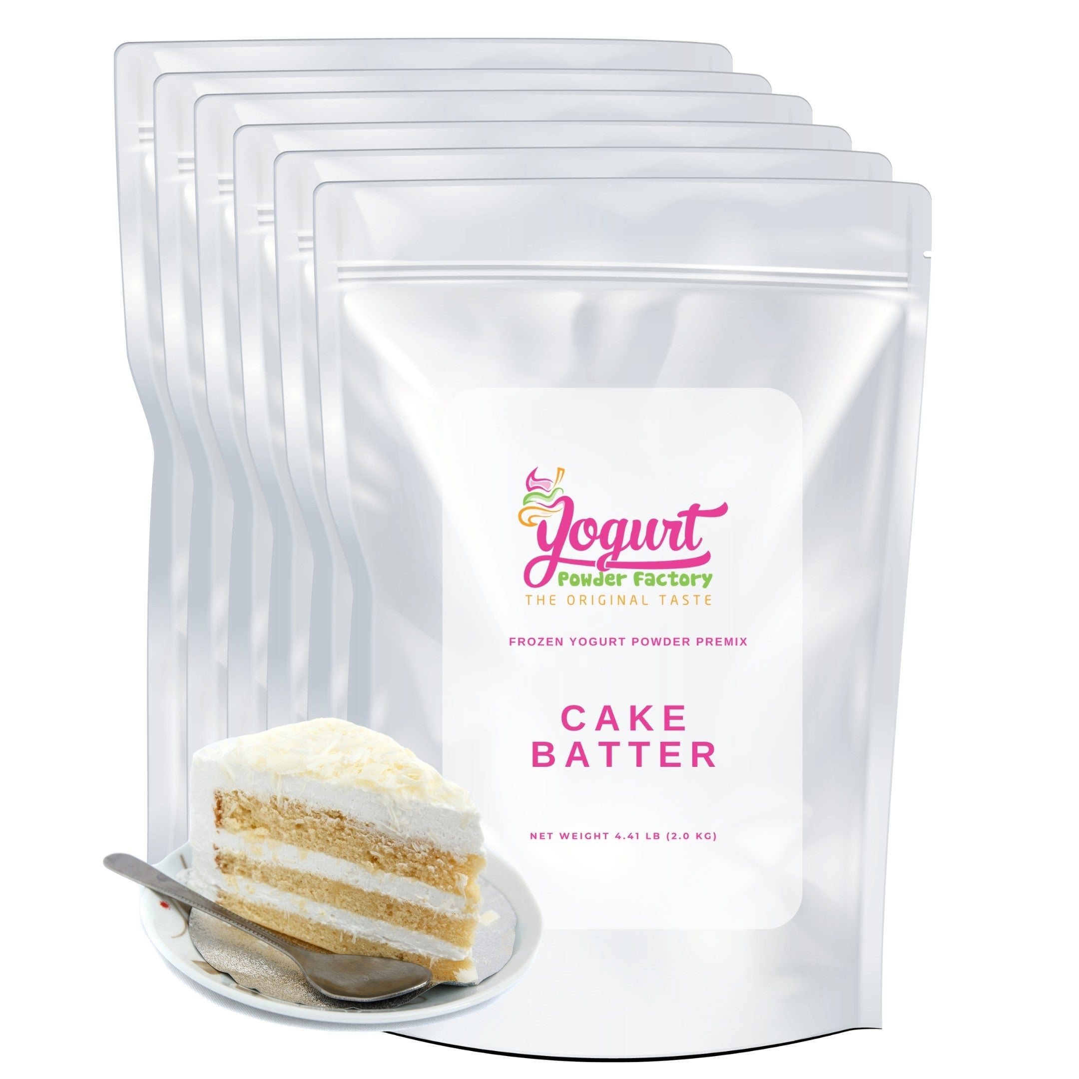 Cake Batter Frozen Yogurt Pre Mix One Box (12kg/26.45lb) image 0