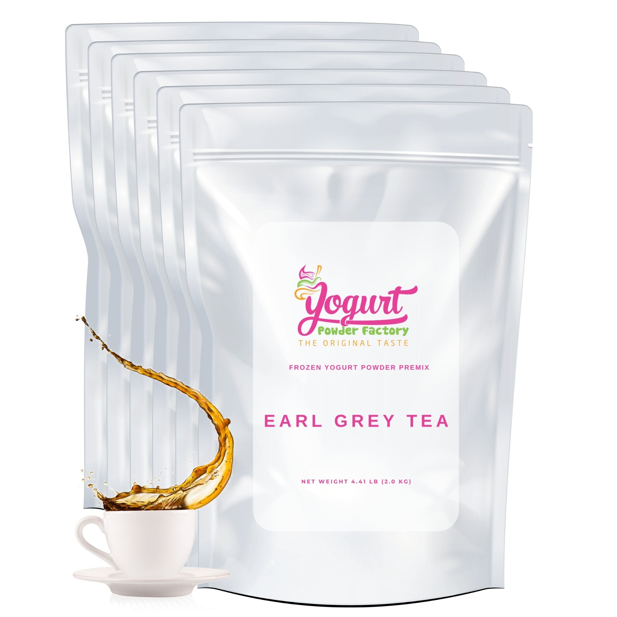 Earl Grey Frozen Yogurt Pre Mix One Box (12kg/26.45lb) image 0