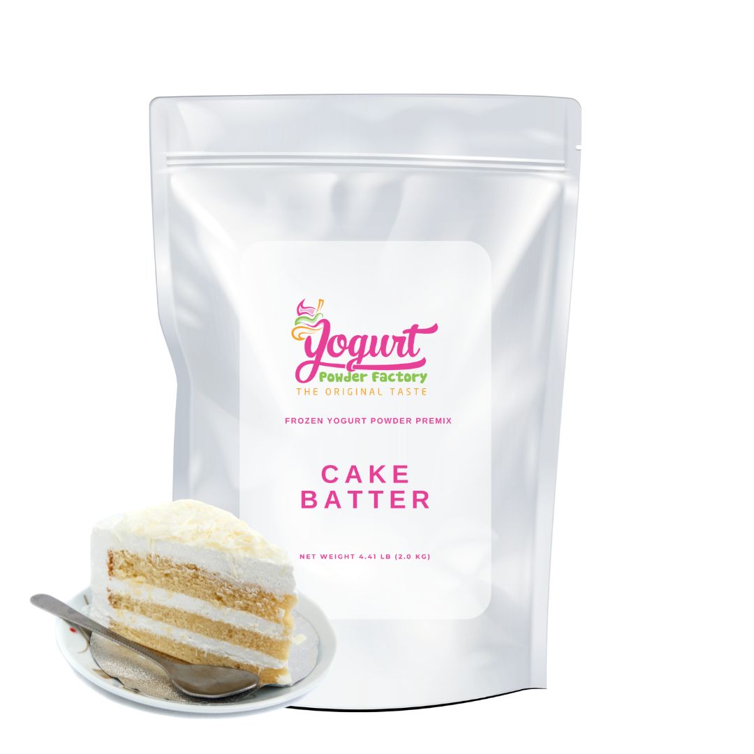 Cake Batter Frozen Yogurt Pre Mix Powder