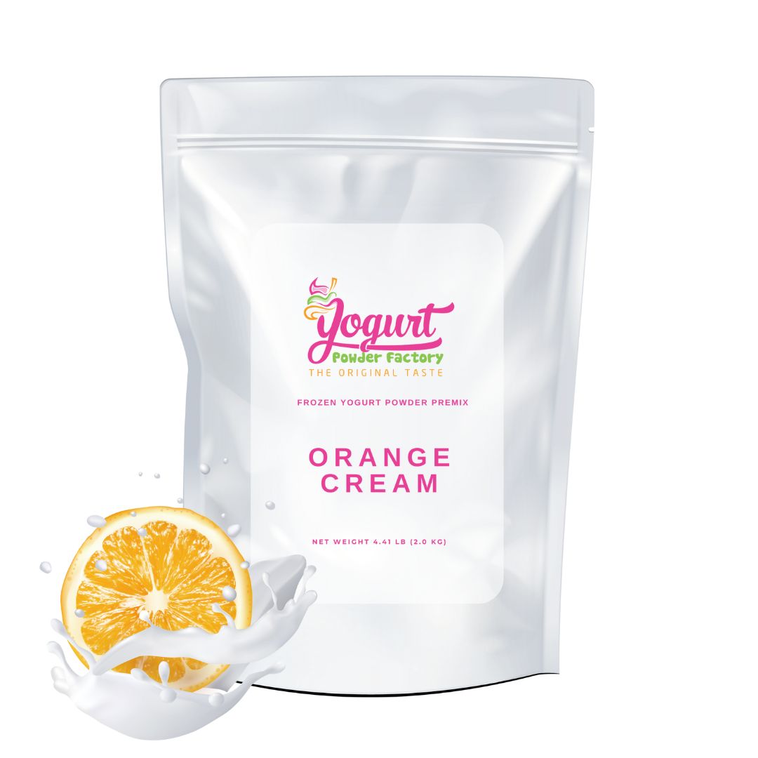 Orange Cream Frozen Yogurt Pre Mix Powder
