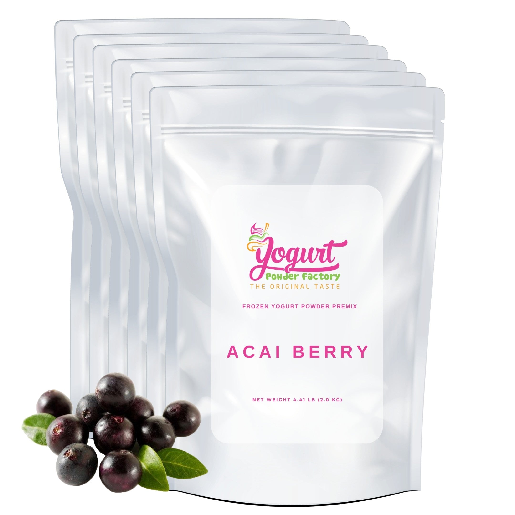Acai Berry Frozen Yogurt Pre Mix One Box (12kg/26.45lb) image 0