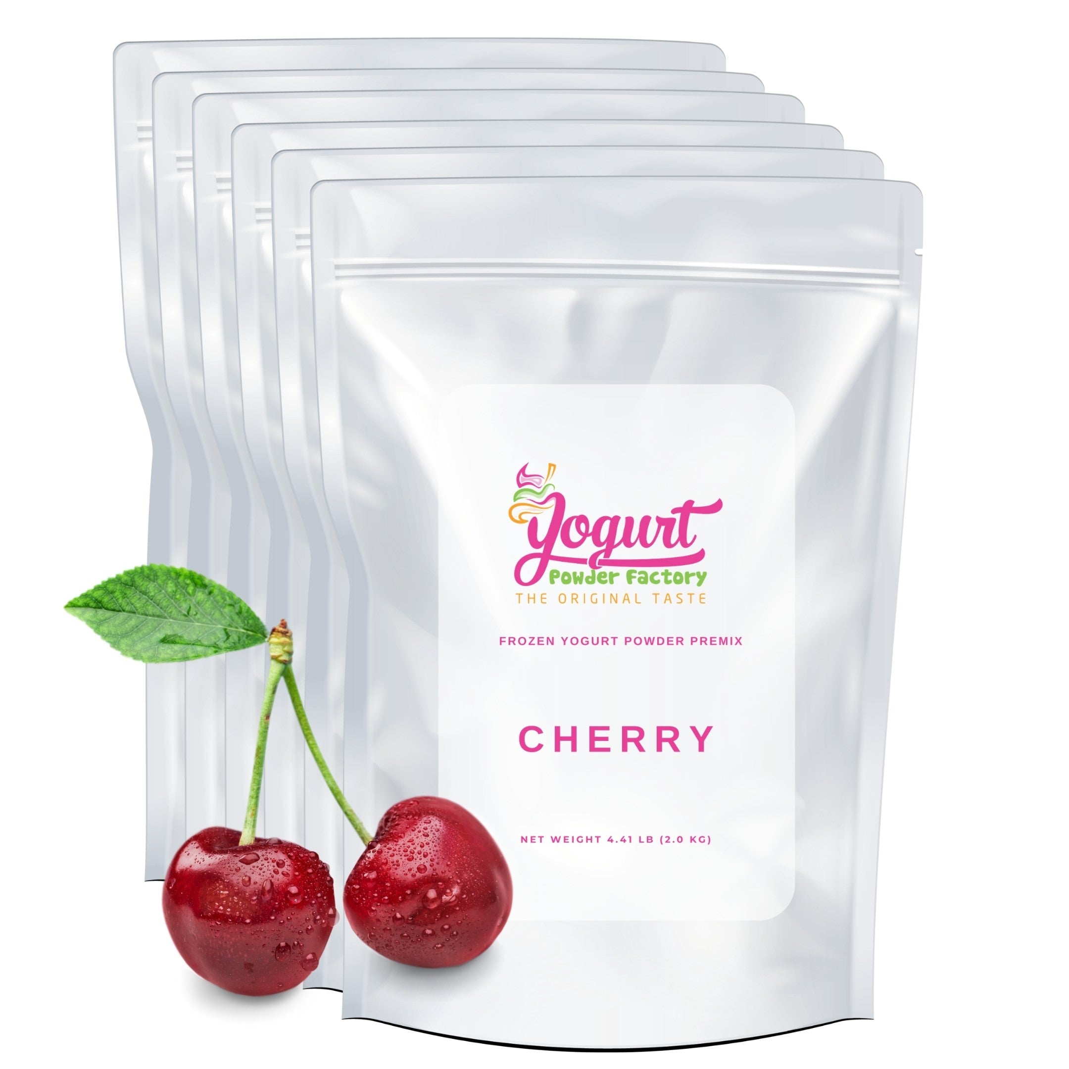 Cherry Frozen Yogurt Pre Mix One Box (12kg/26.45lb) image 0
