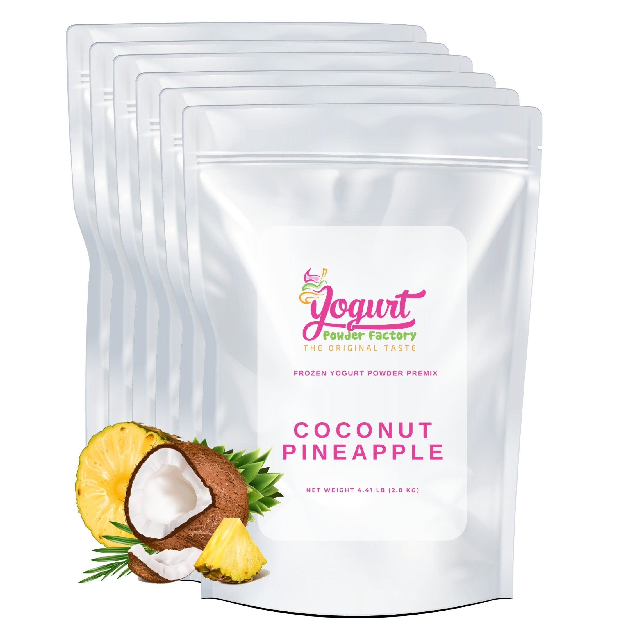 Coconut Pineapple Frozen Yogurt Pre Mix One Box (12kg/26.45lb) image 0