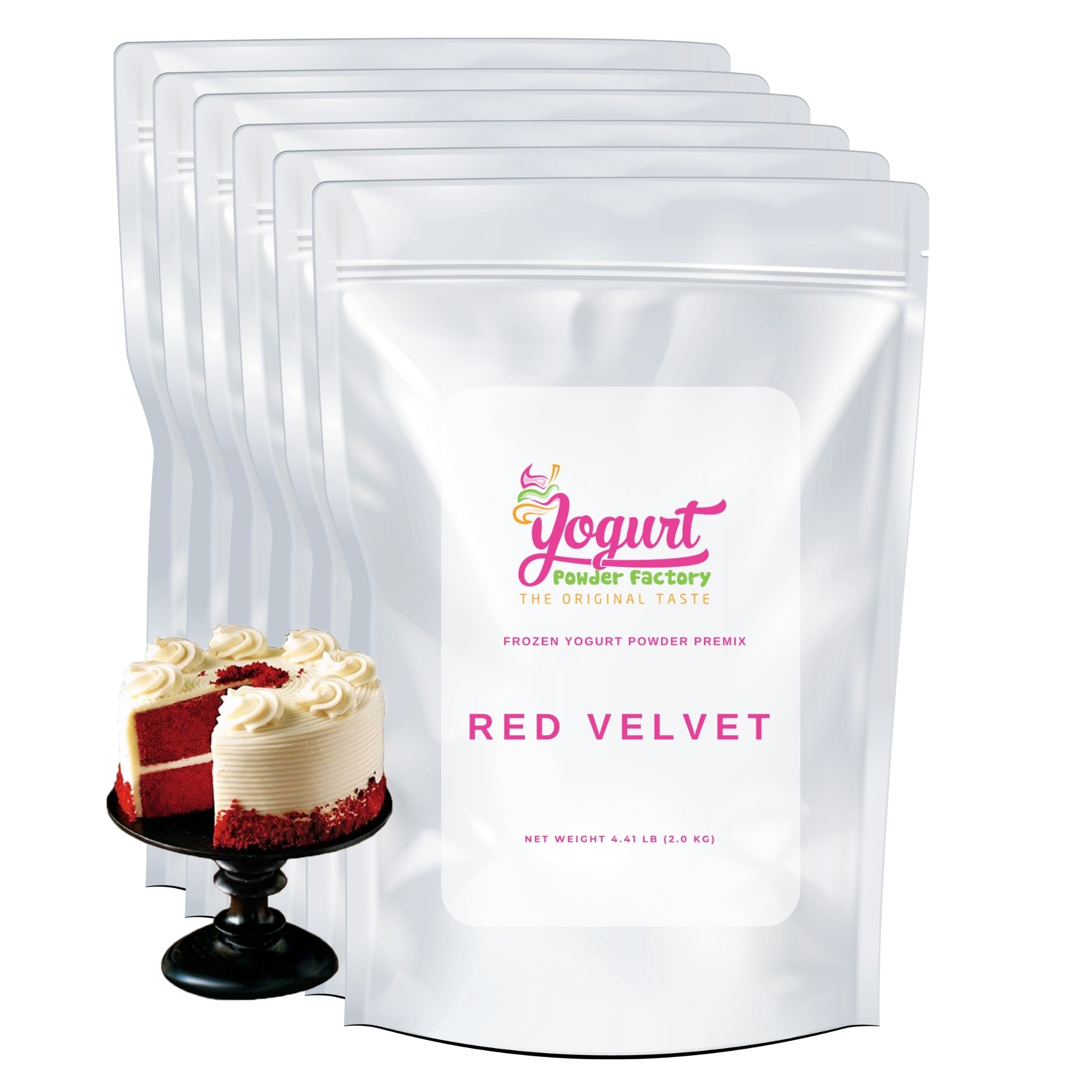 Red Velvet Frozen Yogurt Pre Mix One Box (12kg/26.45lb) image 0