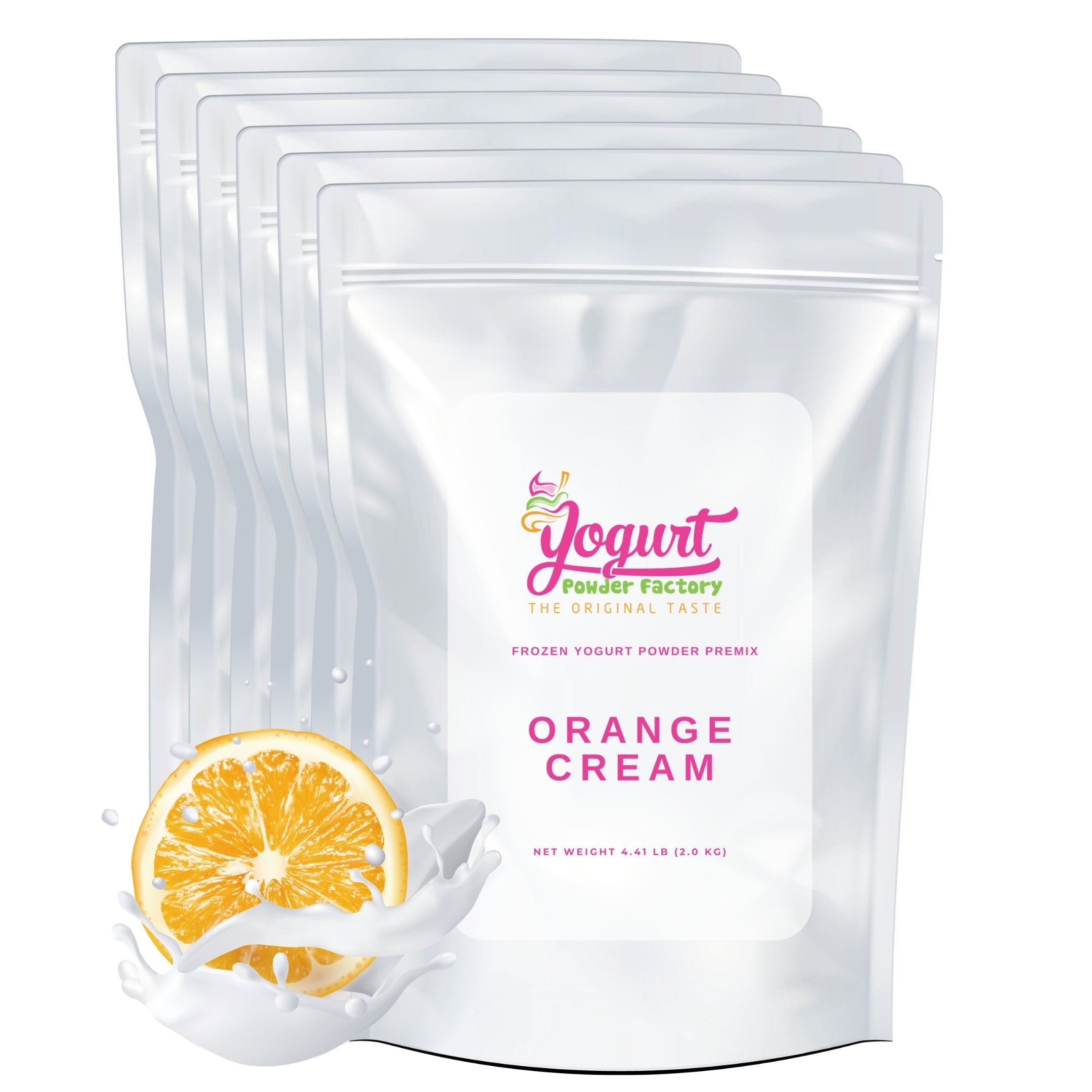 Orange Cream Frozen Yogurt Pre Mix One Box (12kg/26.45lb) image 0
