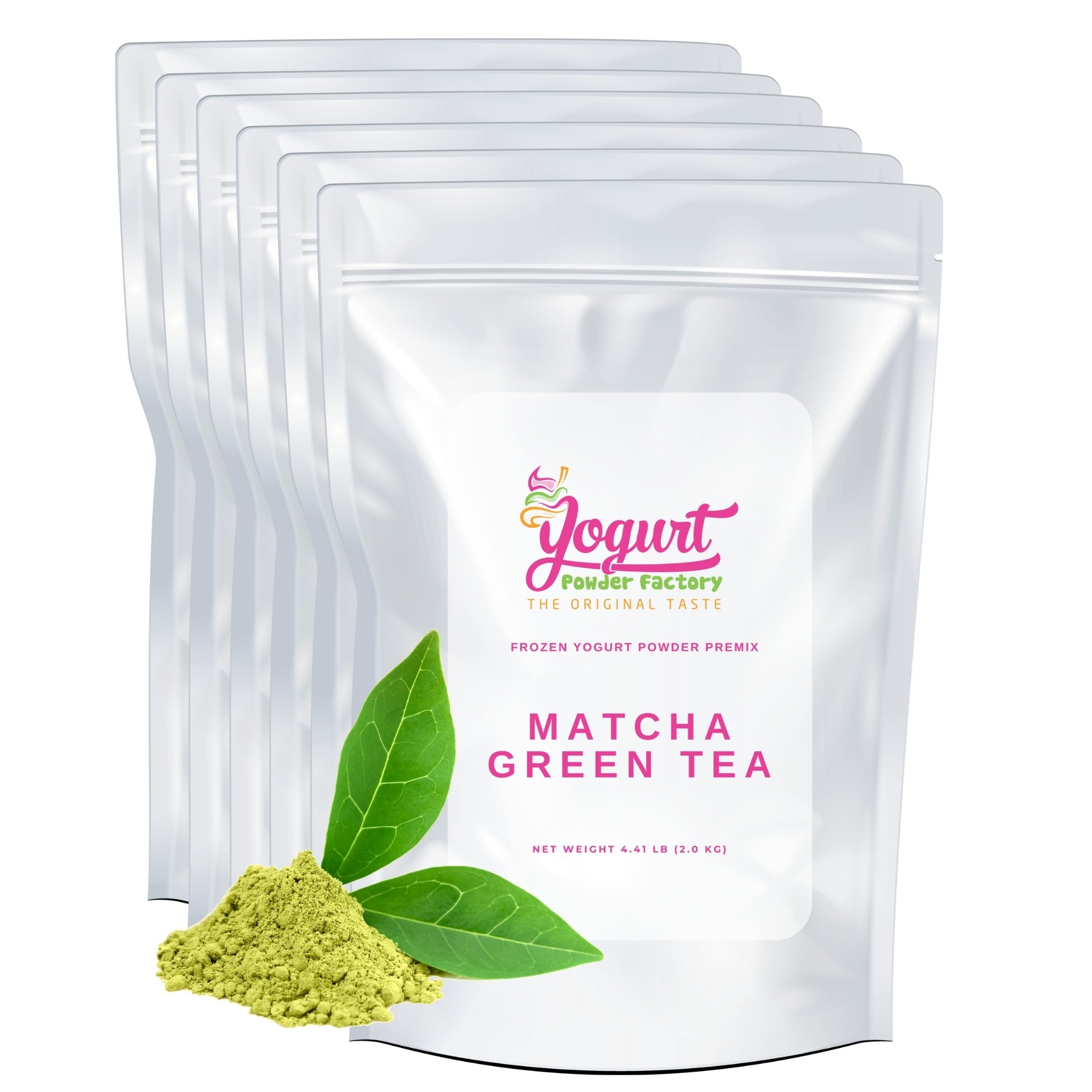 Matcha Green Tea Frozen Yogurt Pre Mix One Box (12kg/26.45lb) image 0