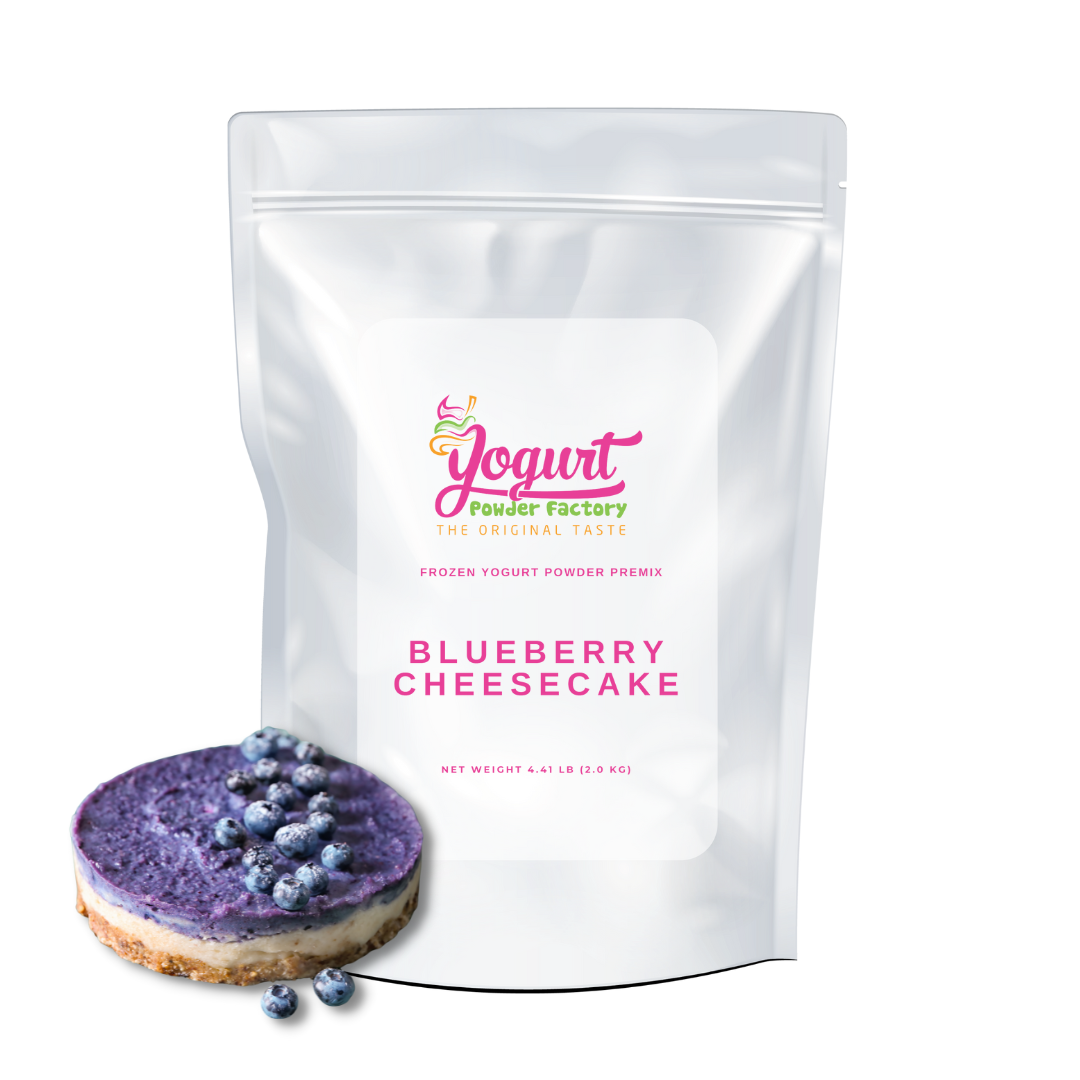 Blueberry Cheese Cake Frozen Yogurt Pre Mix Powder