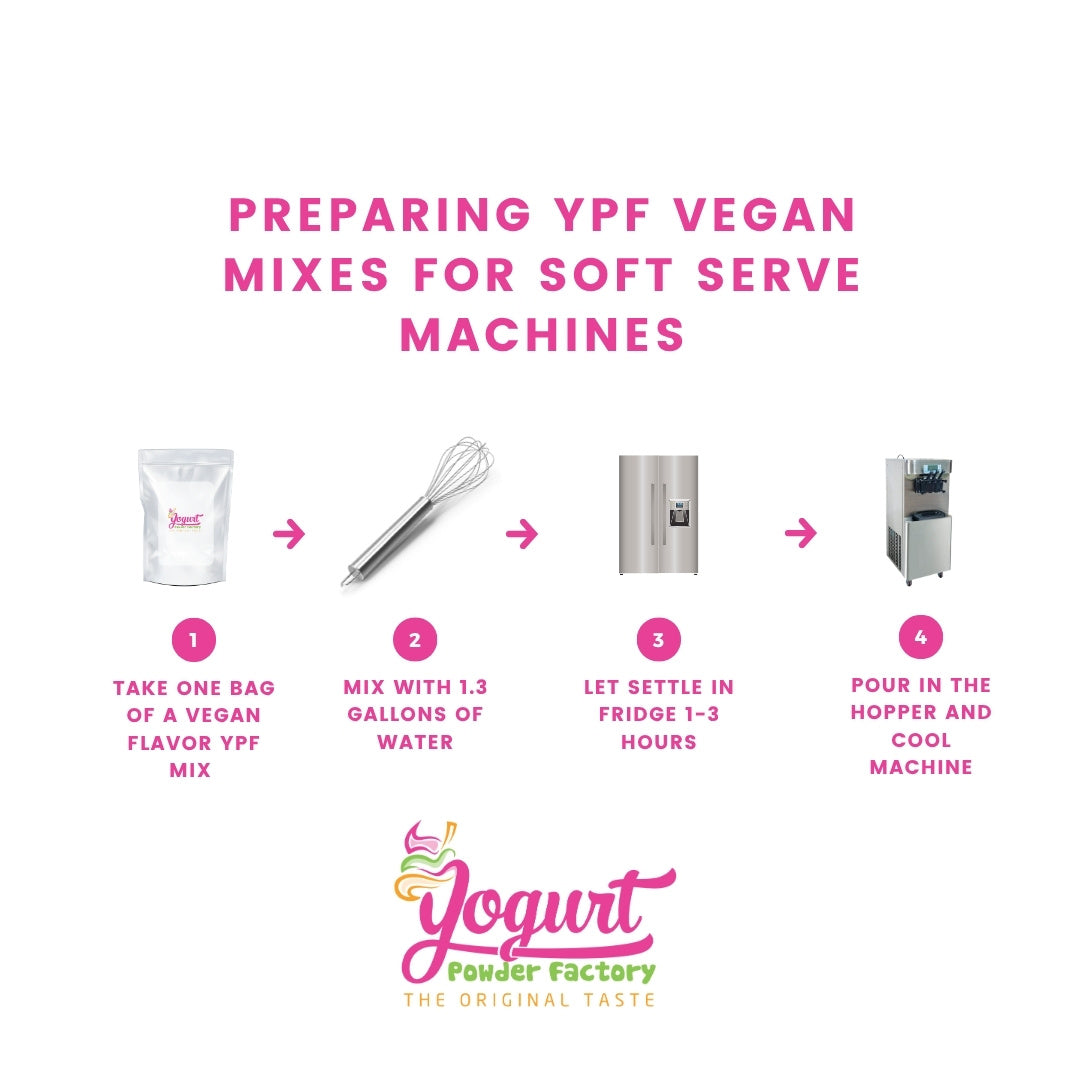 Vegan Coconut Frozen Yogurt Pre Mix Powder