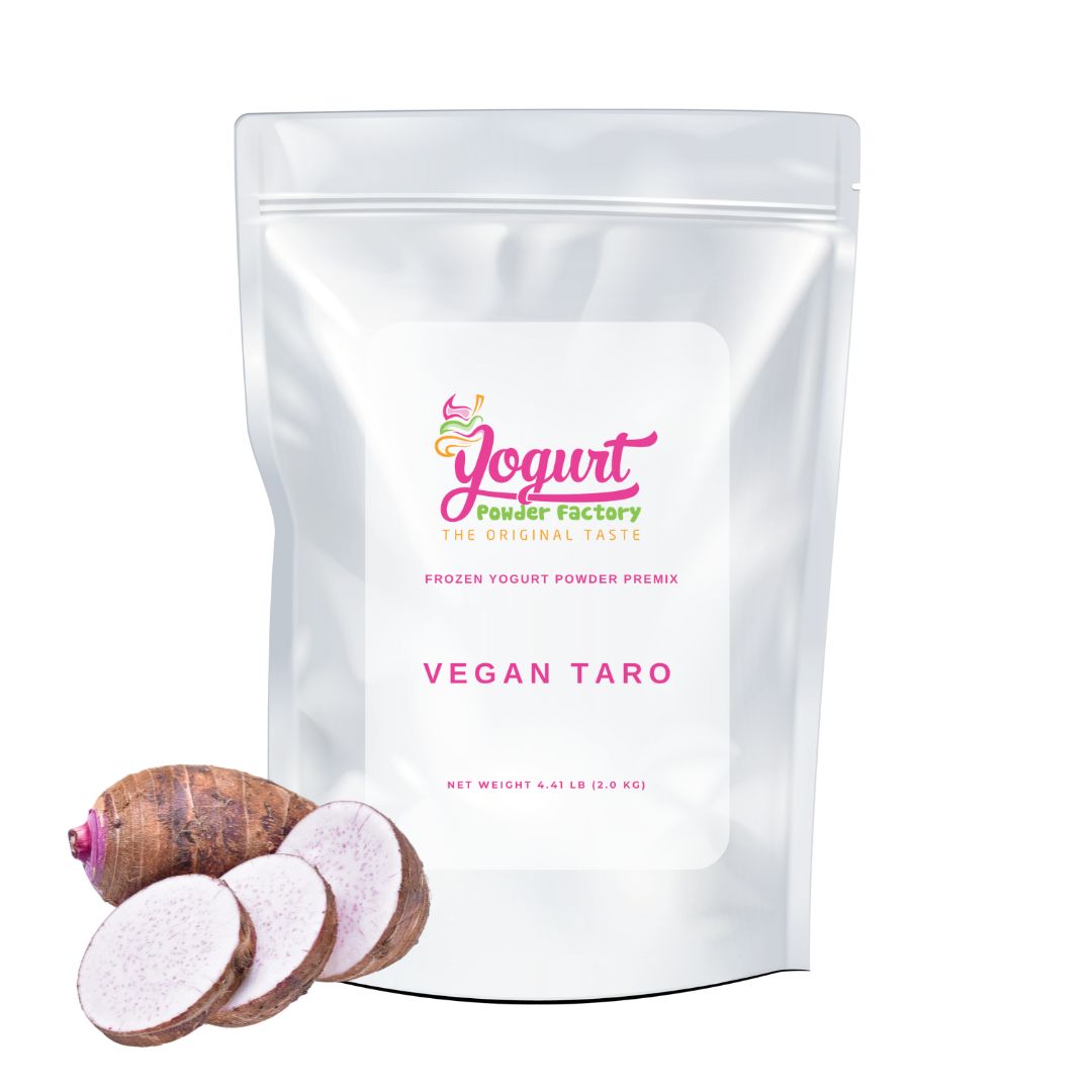 Vegan Taro Frozen Yogurt Pre Mix Powder
