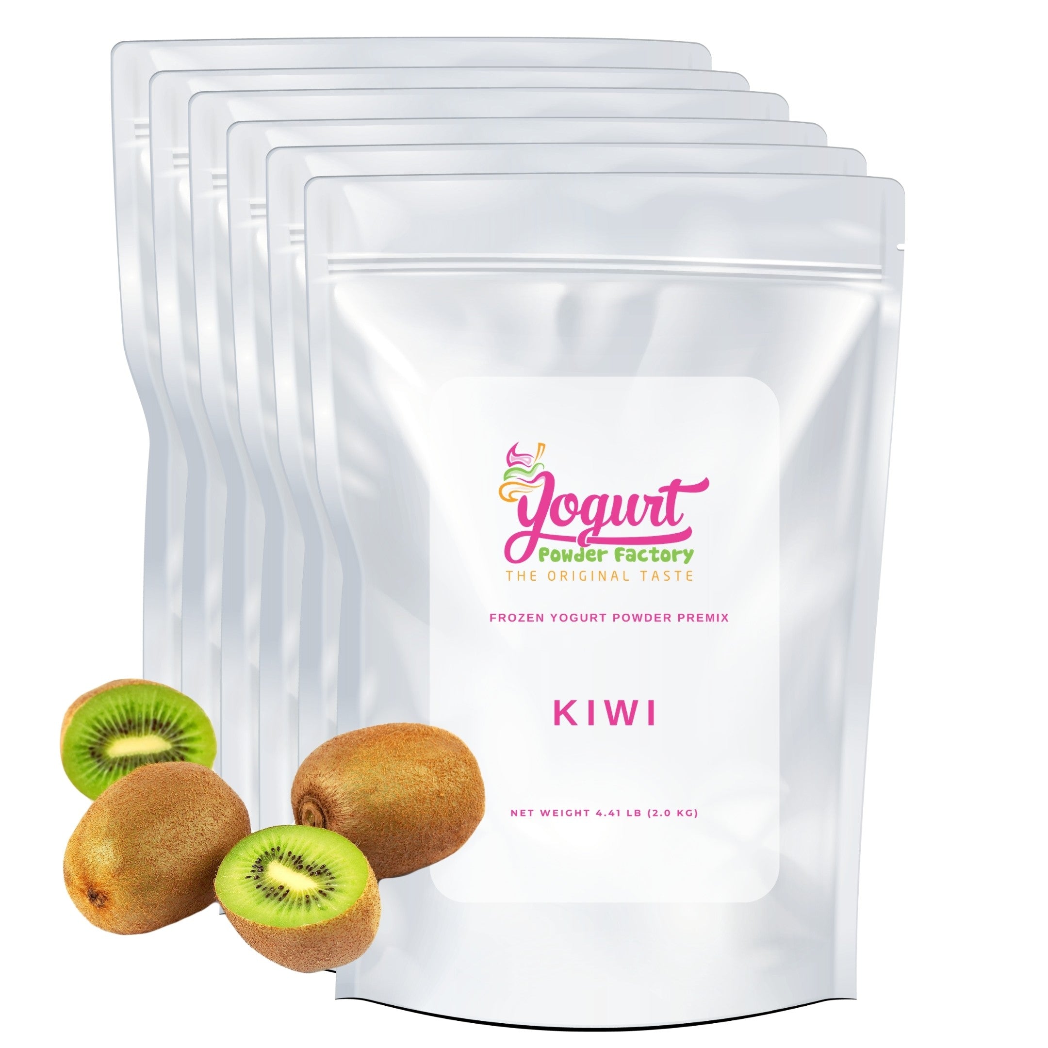Kiwi Frozen Yogurt Pre Mix One Box (12kg/26.45lb) image 0