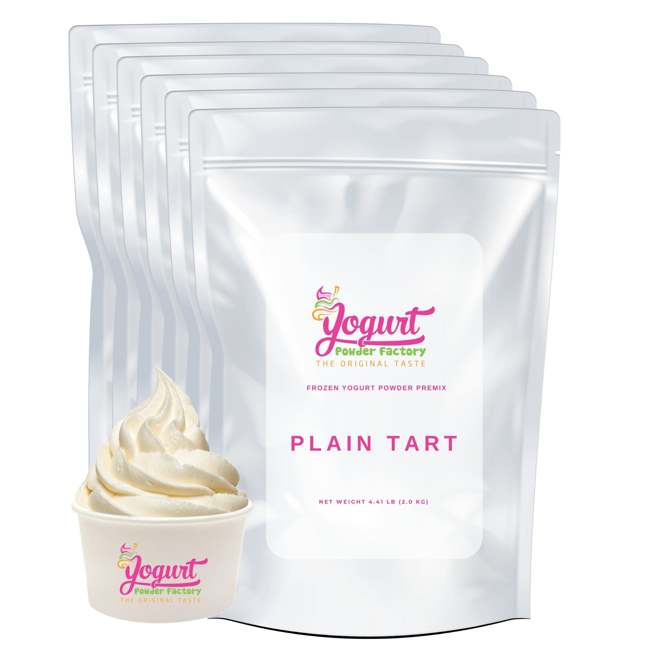 Plain Tart Frozen Yogurt Pre Mix One Box (12kg/26.45Lbs) image 0