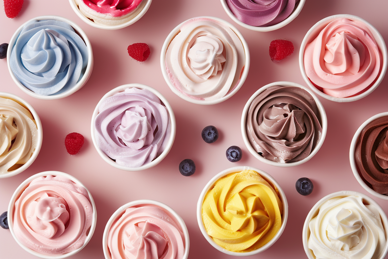 assorted froyo 