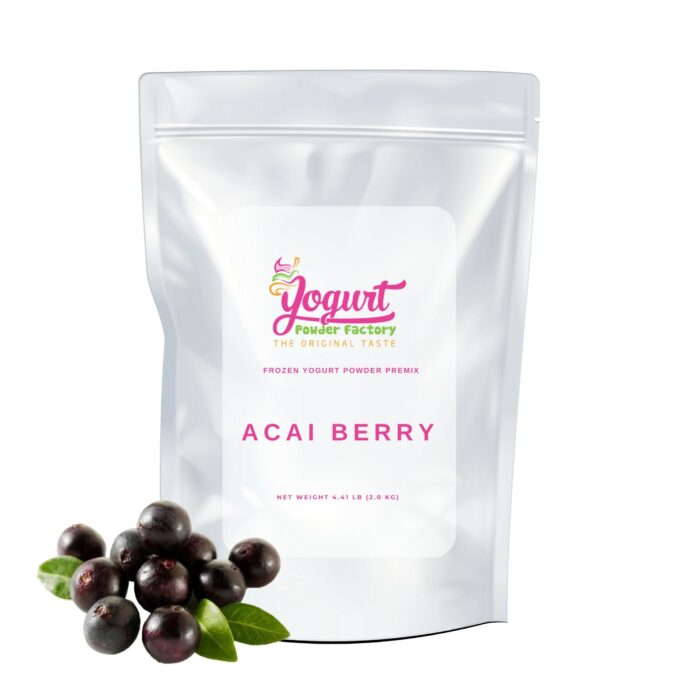 Acai Berry Frozen Yogurt Pre Mix One Bag (2kg/4.4lb)