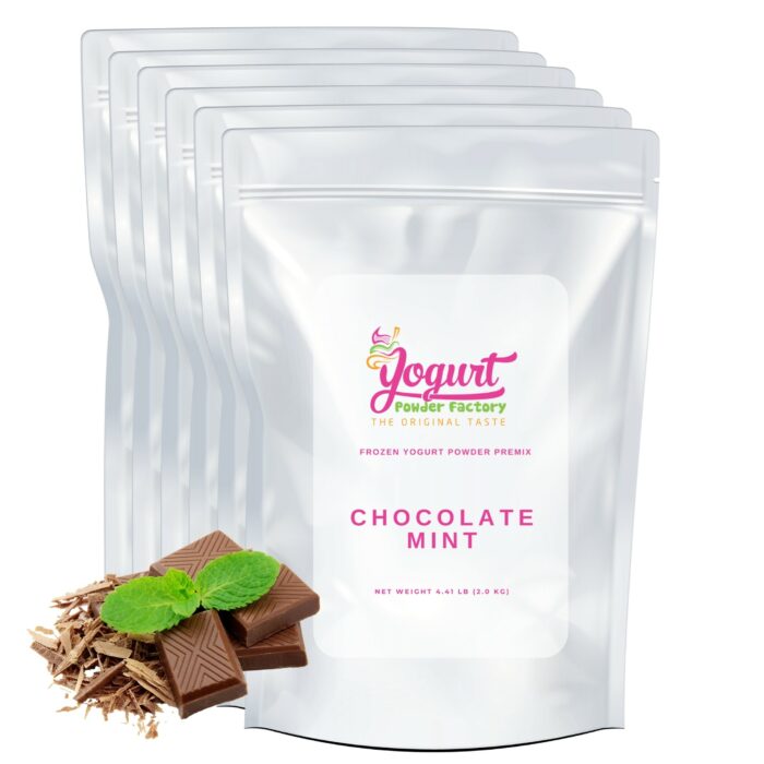 Chocolate Mint Frozen Yogurt Pre Mix One Box (12kg/26.45lb)