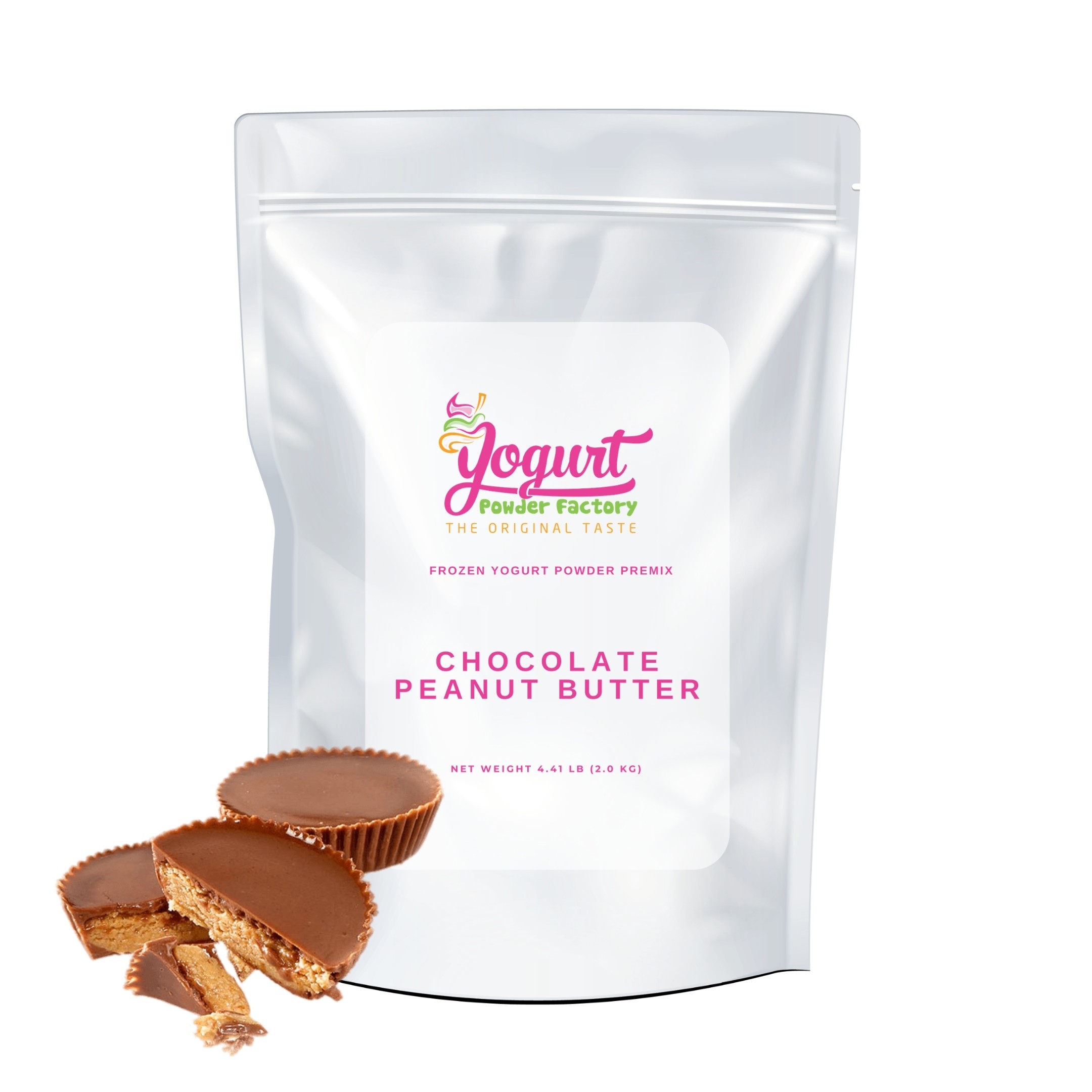 Chocolate Peanut Butter Frozen Yogurt Pre Mix One Bag (2kg/4.4lb)