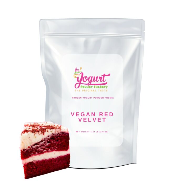 Vegan Red Velvet Frozen Yogurt Pre Mix One Bag (2kg/4.4lb)