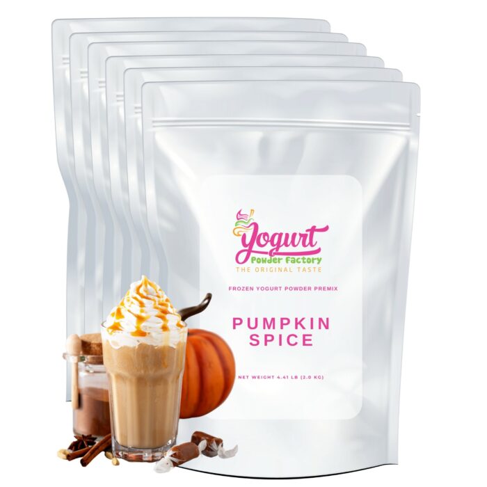 Pumpkin Spice Frozen Yogurt Pre Mix One Box (12kg/26.45lb)