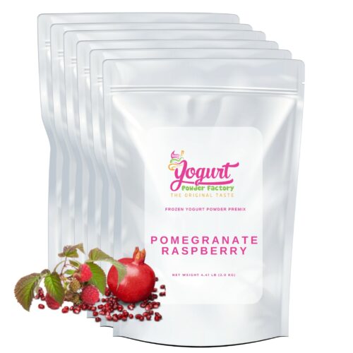 Pomegranate Raspberry Frozen Yogurt Pre Mix One Box (12kg/26.45lb)