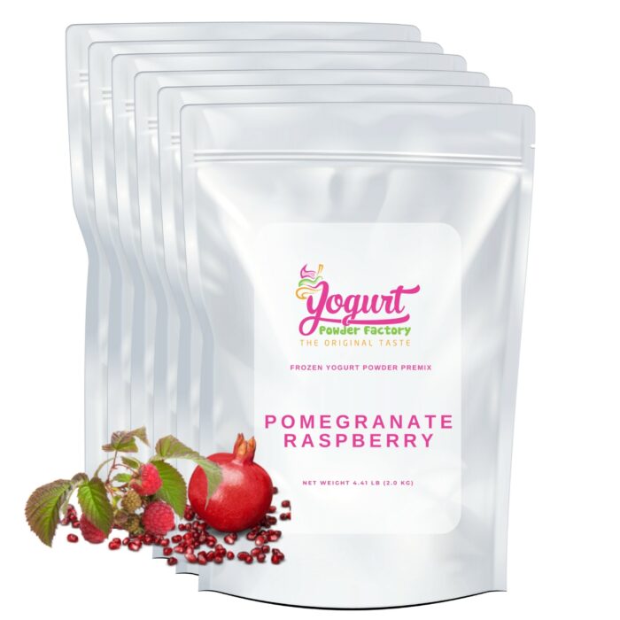 Pomegranate Raspberry Frozen Yogurt Pre Mix One Box (12kg/26.45lb)