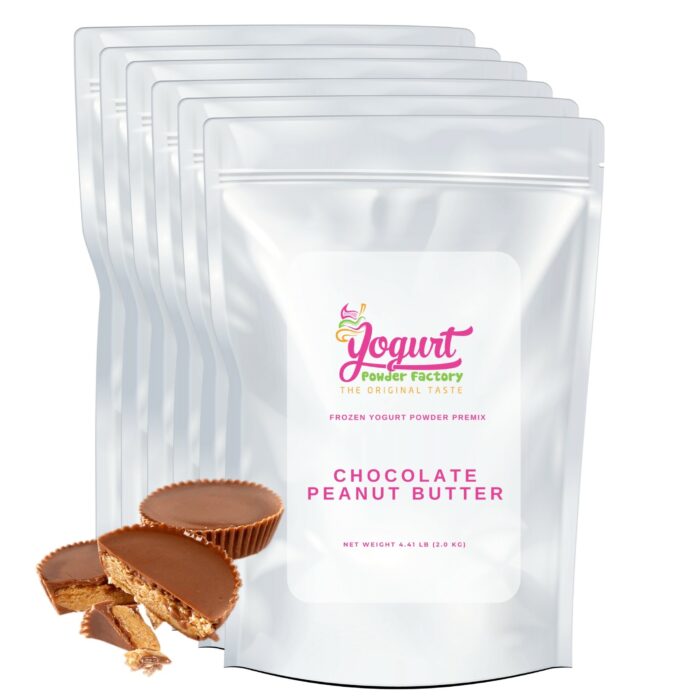 Chocolate Peanut Butter Frozen Yogurt Pre Mix One Box (12kg/26.45lb)