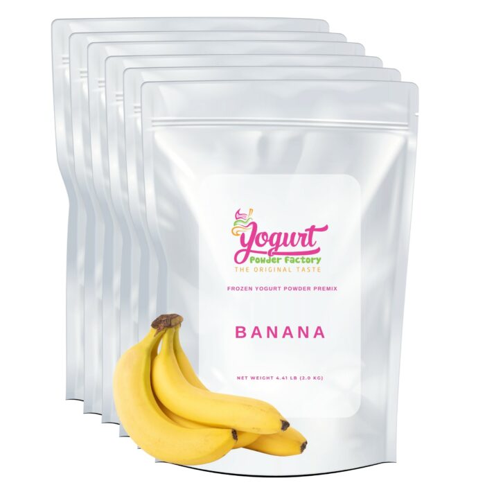 Banana Frozen Yogurt Pre Mix One Box (12kg/26.45lb)