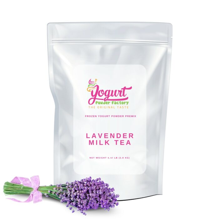 Lavender Milk Tea Frozen Yogurt Pre Mix One Bag (2kg/4.4lb)
