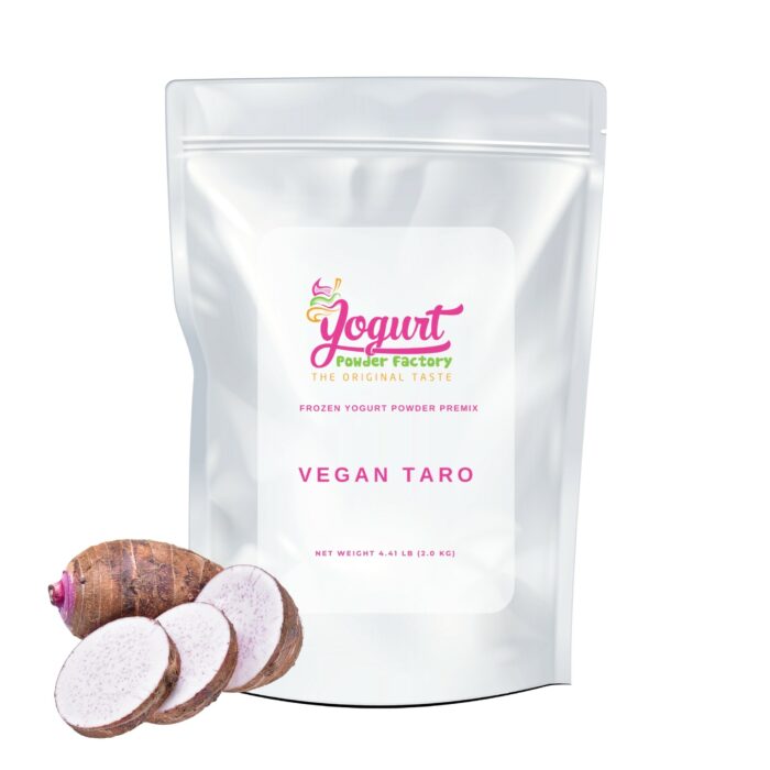 Vegan Taro Frozen Yogurt Pre Mix One Bag (2kg/4.4lb)