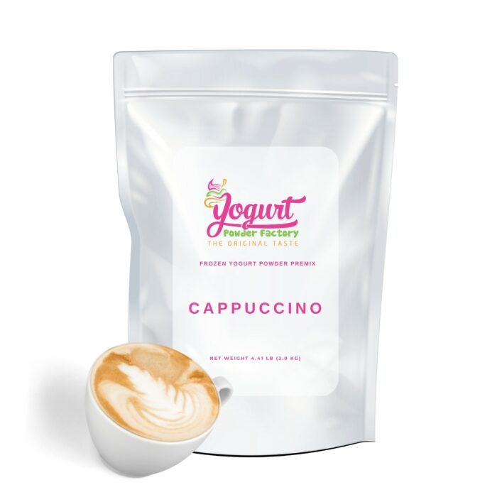 Cappuccino Frozen Yogurt Pre Mix One Bag (2kg/4.4lb)
