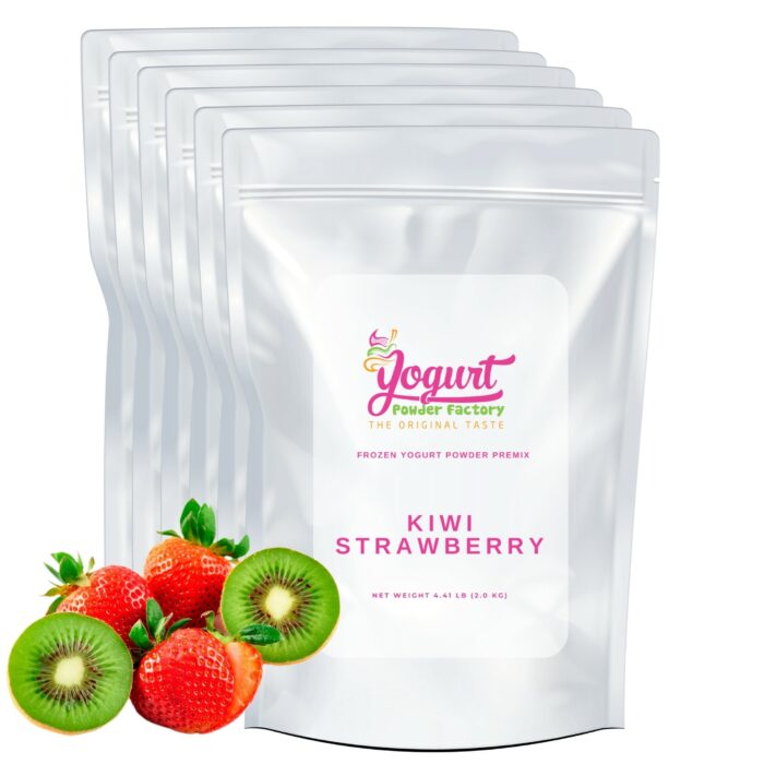 Kiwi Strawberry Frozen Yogurt Pre Mix One Box (12kg/26.45lb)