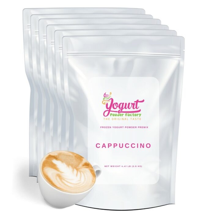 Cappuccino Frozen Yogurt Pre Mix One Box (12kg/26.45lb)