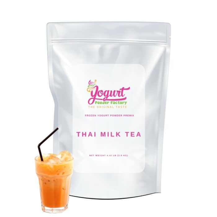 Thai Milk Tea Frozen Yogurt Pre Mix One Bag (2kg/4.4lb)