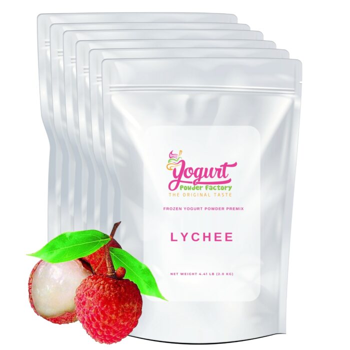 Lychee Frozen Yogurt Pre Mix One Box (12kg/26.45lb)
