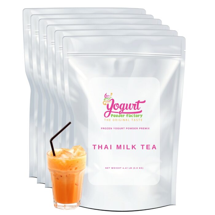 Thai Milk Tea Frozen Yogurt Pre Mix One Box (12kg/26.45lb)
