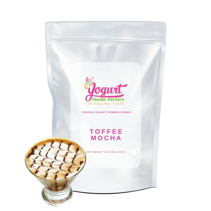 Toffee Mocha Frozen Yogurt Pre Mix One Bag (2kg/4.4lb)