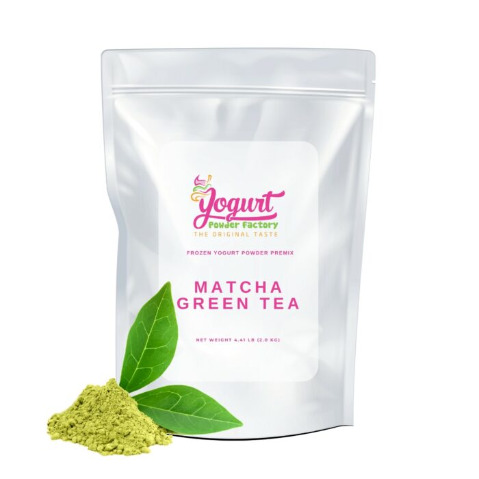 Matcha Green Tea Frozen Yogurt Pre Mix One Bag (2kg/4.4lb)
