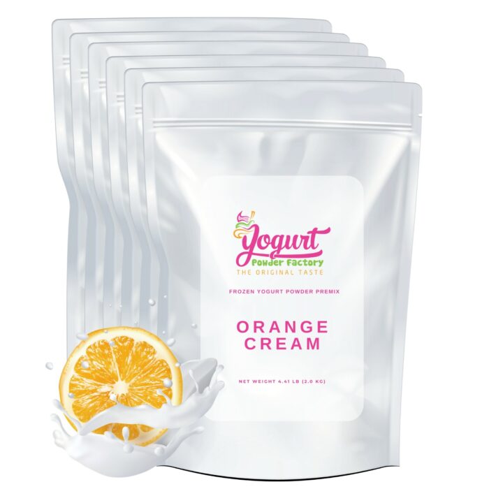 Orange Cream Frozen Yogurt Pre Mix One Box (12kg/26.45lb)