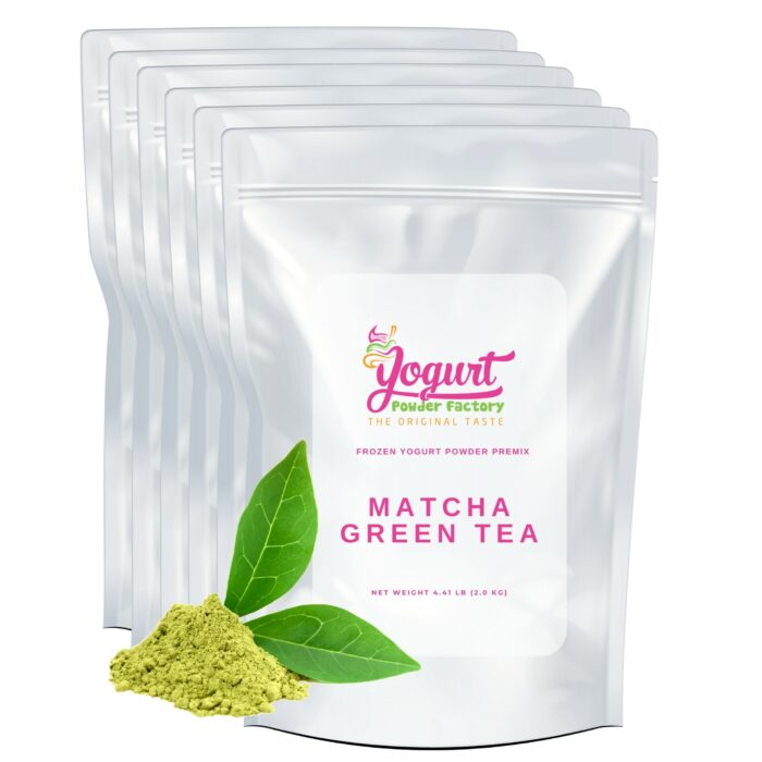 Matcha Green Tea Frozen Yogurt Pre Mix One Box (12kg/26.45lb)