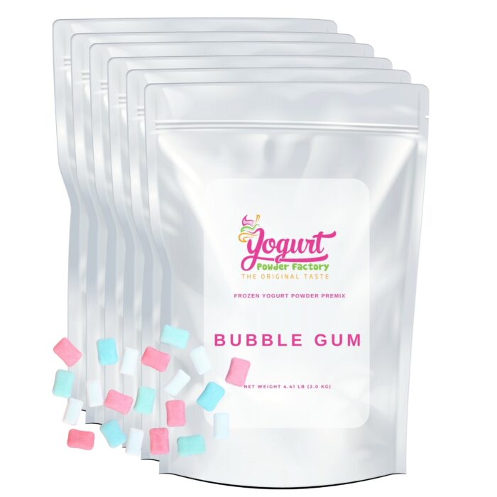 Bubble Gum Frozen Yogurt Pre Mix One Box (12kg/26.45lb)