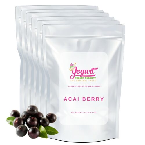 Acai Berry Frozen Yogurt Pre Mix One Box (12kg/26.45lb)