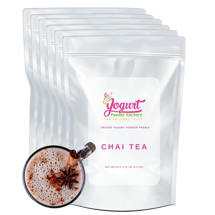 Chai Vanilla Tea Frozen Yogurt Pre Mix One Box (12kg/26.45lb)