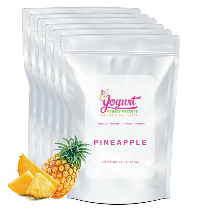Pineapple Frozen Yogurt Pre Mix One Box (12kg/26.45lb)