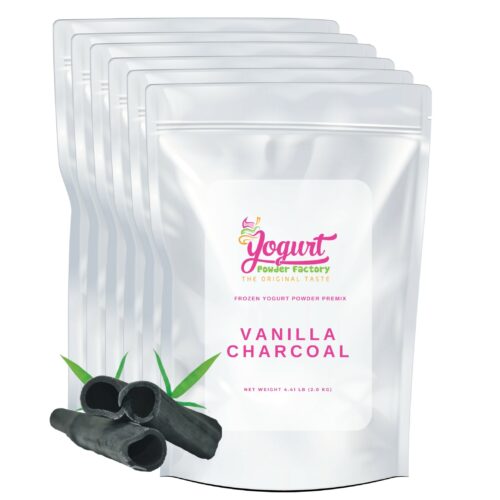 Activated Charcoal Vanilla Frozen Yogurt Pre Mix One Box (12kg/26.45lb)