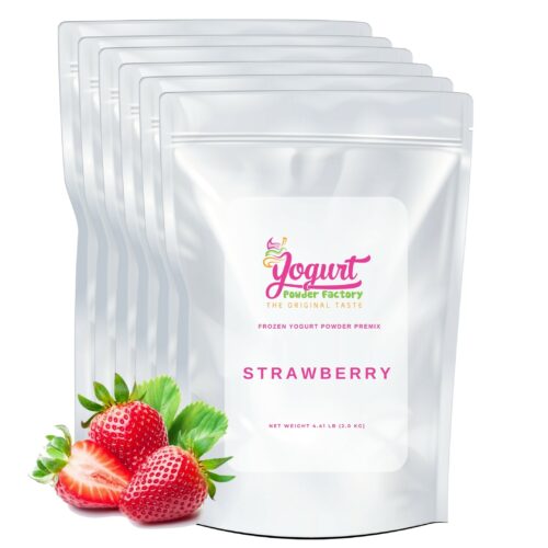 Strawberry Frozen Yogurt Pre Mix One Box (12kg/26.45lb)