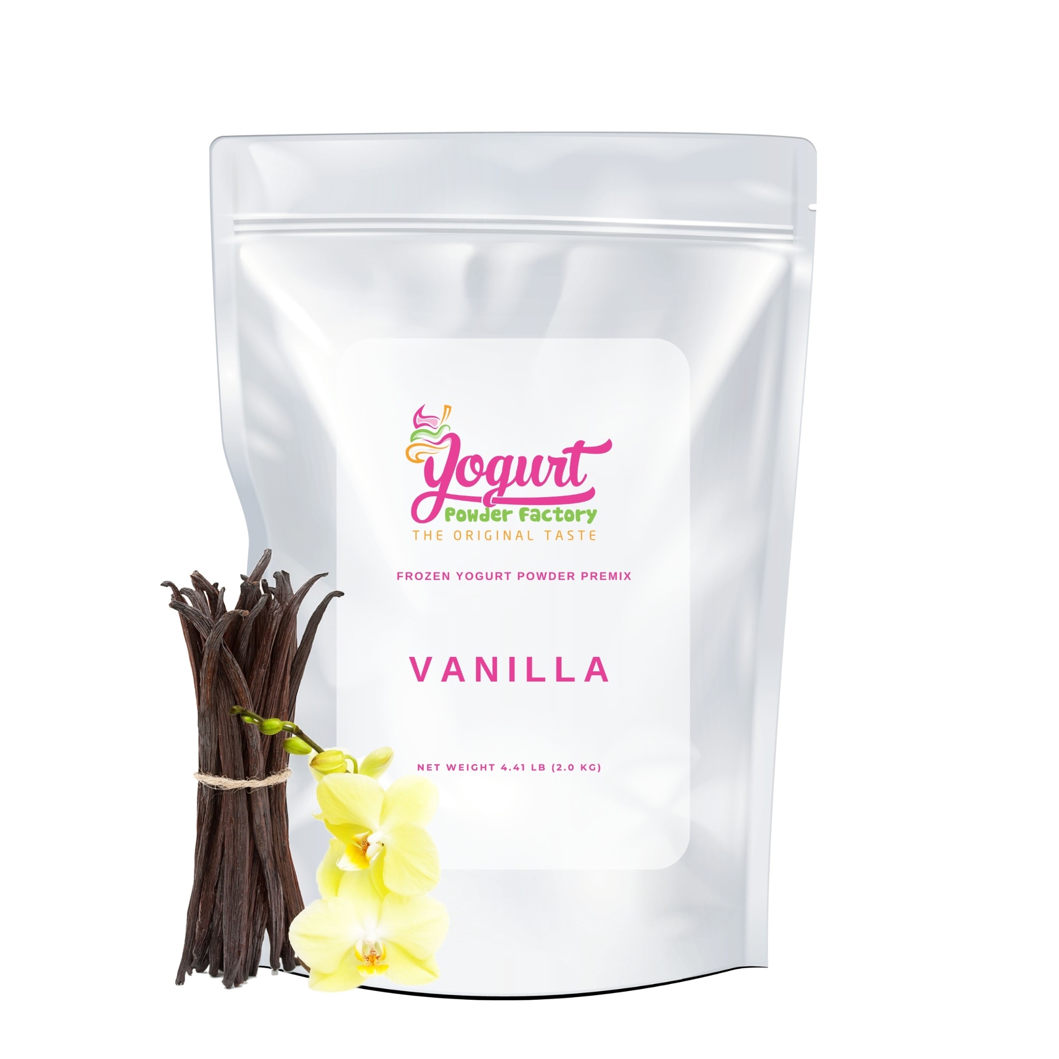 Vanilla Frozen Yogurt Powder Pre Mix One Bag (2kg/4.4lb)
