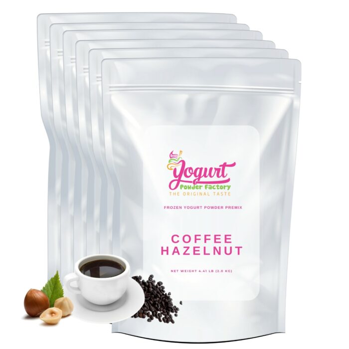 Coffee Hazelnut Frozen Yogurt Pre Mix One Box (12kg/26.45lb)