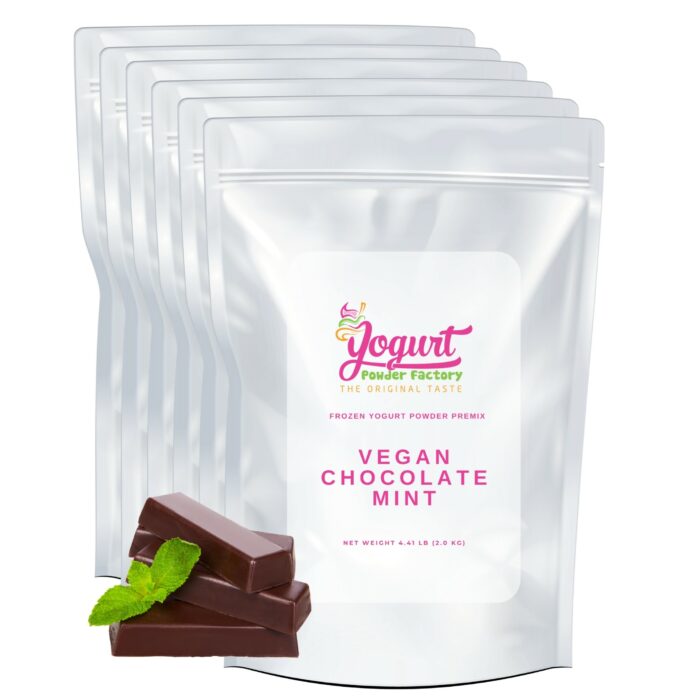 Vegan Chocolate Mint Frozen Yogurt Pre Mix One Box (12kg/26.45lb)