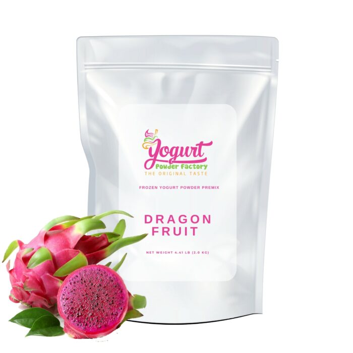 Dragon Fruit Frozen Yogurt Pre Mix One Bag (2kg/4.4lb)