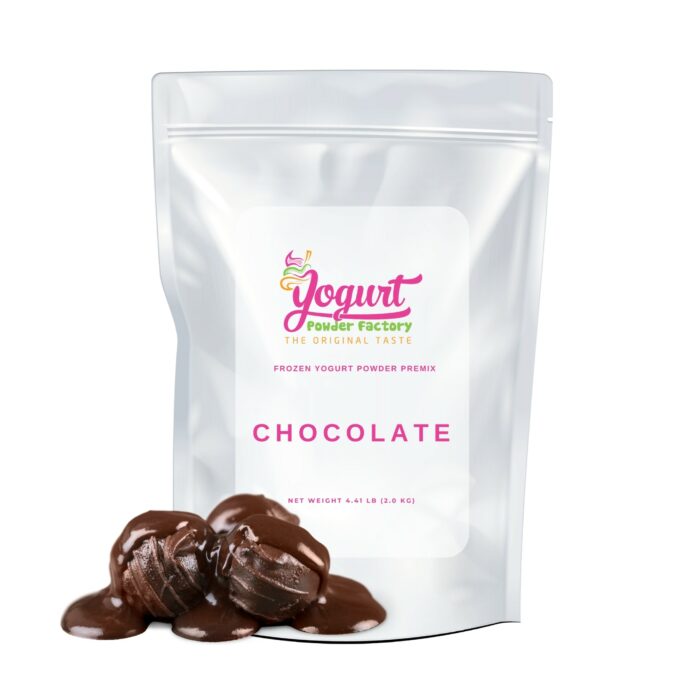 Chocolate Frozen Yogurt Powder Pre Mix One Bag (2kg/4.4lb)